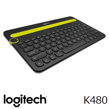 Logitech 羅技 K480 多功能藍芽鍵盤-黑